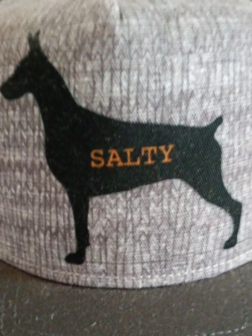 Prana Salty Dog Black & Gray Mesh Trucker Hat